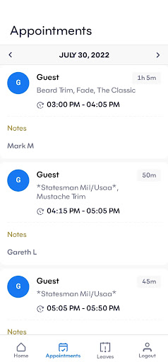 Android application Amplify Employee Management screenshort