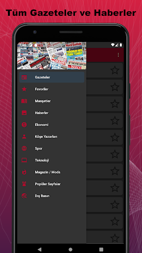 Tüm Gazeteler ve Haberler Screen 3