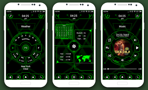 Screenshot of Hi-tech Unique Launcher