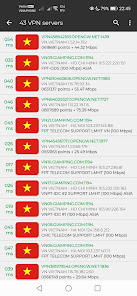 Captura de Pantalla 18 Vietnam VPN - Vietnamese IP android