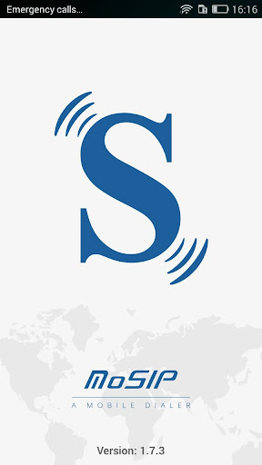 Android application MoSIP Mobile Dialer screenshort