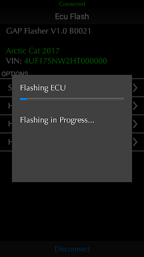 Android application GAP Flasher screenshort