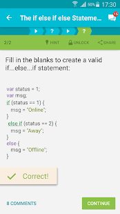Learn JavaScript Screenshot