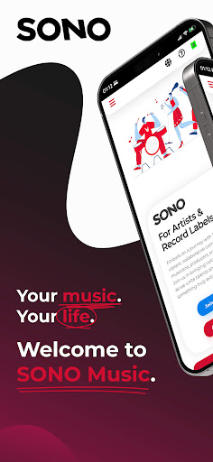 Android application SONO for Artists screenshort