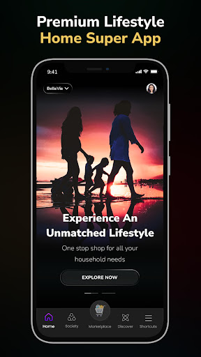 Android application BelleVie Premium Lifestyle App screenshort