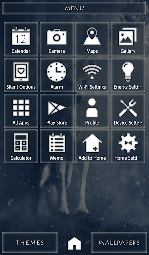 Fantasy Wolf Theme Screen 2