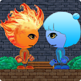 FlameBoy and OceanGirl - Crystal temple maze icon