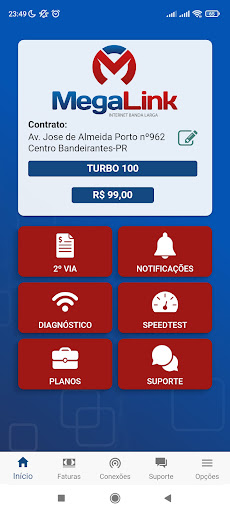 Mega Link Internet Screen 2