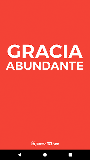 Android application Iglesia Gracia Abundante CDMX screenshort