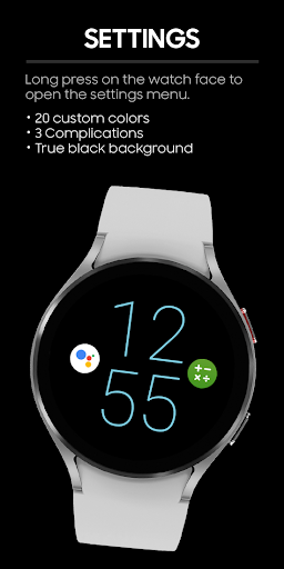 JHW Thin Plus: Watch face Screen 3