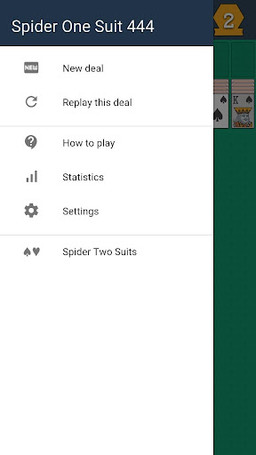 Spider Solitaire One Suit Screen 3