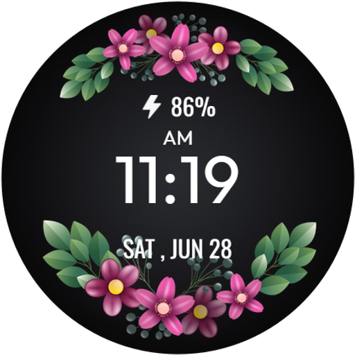 Floral WatchFace - FLOR-01 Download on Windows