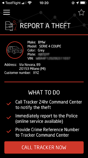 Tracker Connect Screen 3