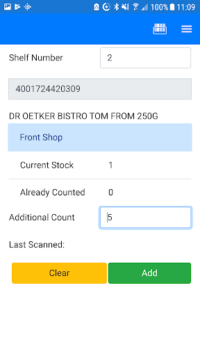 RsStockTake Screen 3