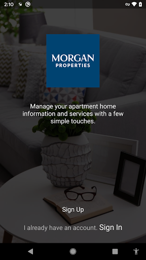 Android application Morgan Properties Resident App screenshort