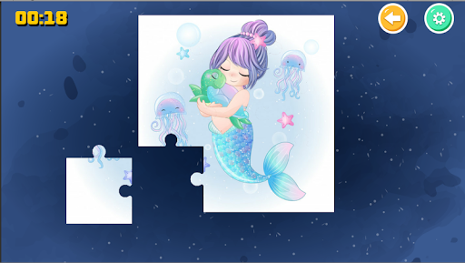 jigsaws mermaid puzzles kids games