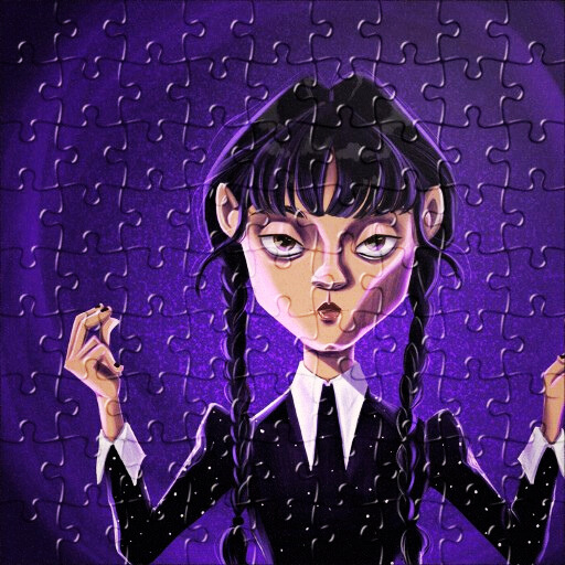 Wednesday Addams game puzzle