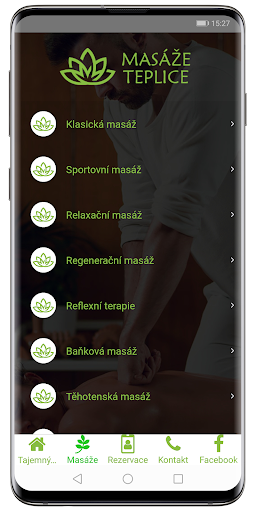 MASÁŽE TEPLICE Screen 2