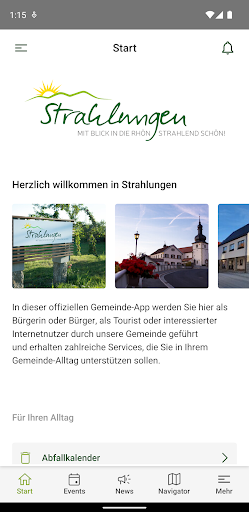 Android application Strahlungen screenshort