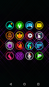 Neon Glow Rings Icon Pack APK (Patched) 5