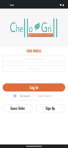Screenshot of Chello Grill