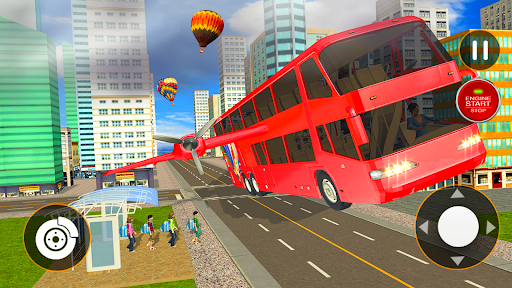Flying City Bus Simulator 2024 Screenshot 2 - AppWisp.com