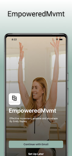 Android application EmpoweredMvmt screenshort