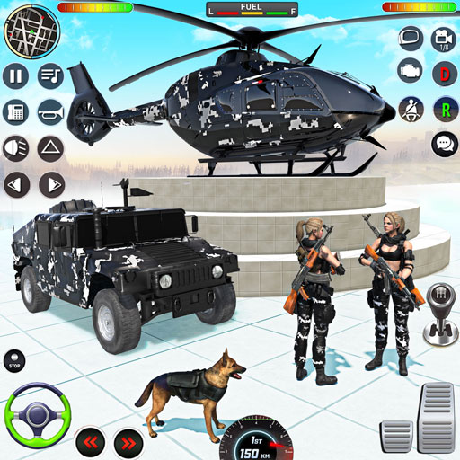 Android application Army Vehicle Transport Games screenshort