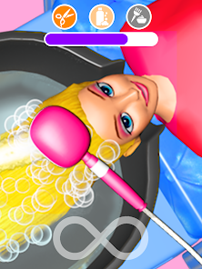 Captura de Pantalla 6 Hair Salon Makeover Girl Games android