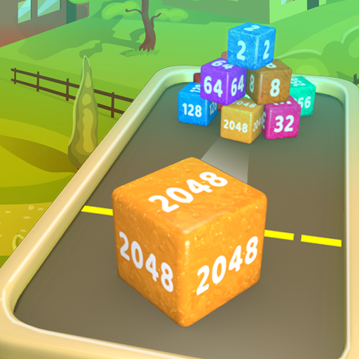 Игра с Желейным кубиком. Jelly 2048 merge. Jelly cube run