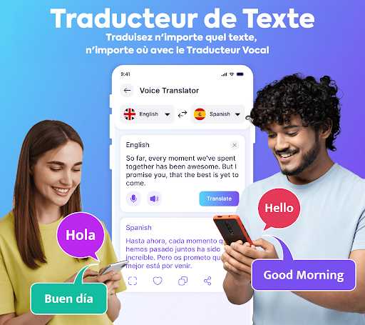 Aperçu de l'application