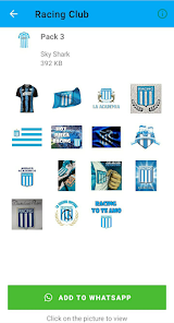 Screenshot 3 Racing Club Stickers android