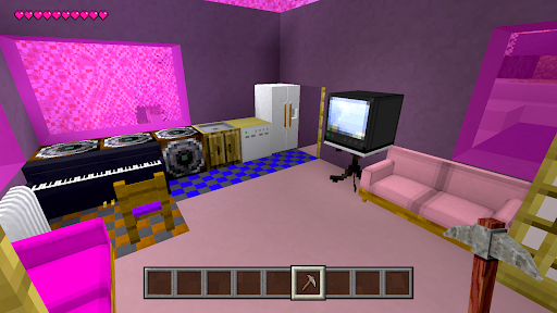 Kawaii World Craft: Pink House apkpoly screenshots 2