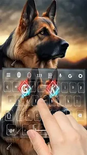 Shepherd Dog Keyboard