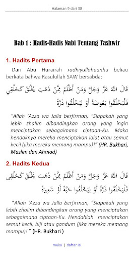 Tashwir Dalam Pandangan Islam Screen 3