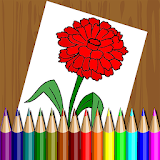 Flowers Coloring Book for Kids icon