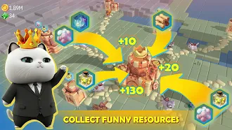 Game screenshot Cat Kingdom Idle Clicker Miner apk download