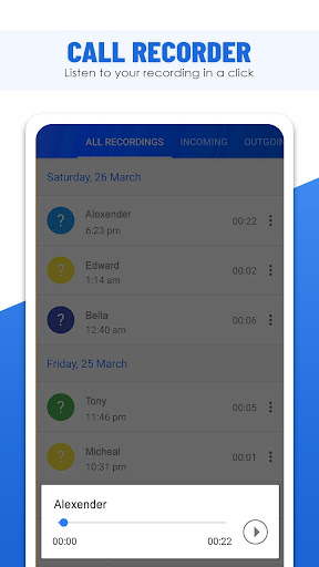 Auto Call Recorder All Screen 2