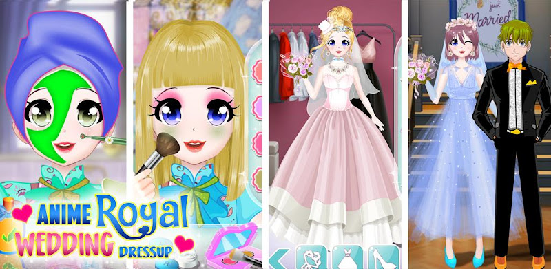 Anime Dress Up Wedding Makeover: Doll avatar maker