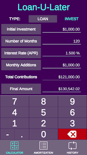 Loan-U-Later Screen 2