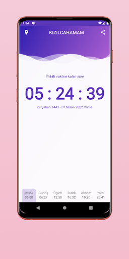 İftara ne kadar kaldı Screen 2