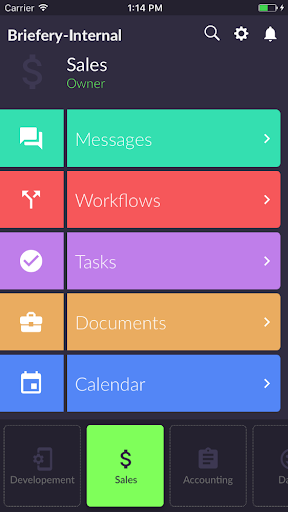 Android application Briefery screenshort
