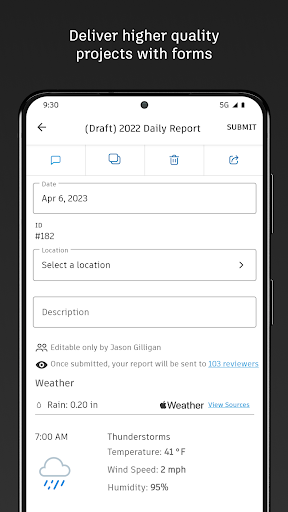 Screenshot of Autodesk Construction Cloud