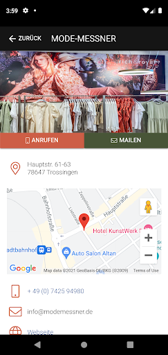 Android application Mode Messner screenshort