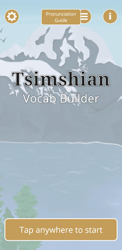 Android application Tsimshian Vocab Builder screenshort