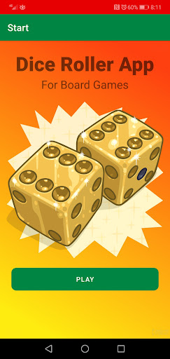 Android application Dice Roller App screenshort