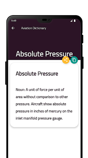 Aviation Dictionary Screen 3