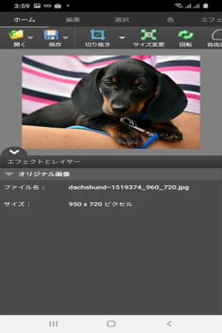 PhotoPad 写真編集ソフト Screen 2