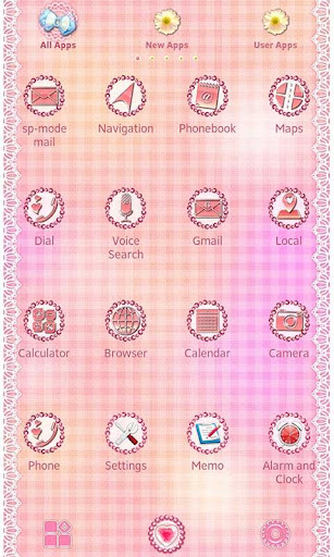 Cute Theme Glittery Romance Screen 2