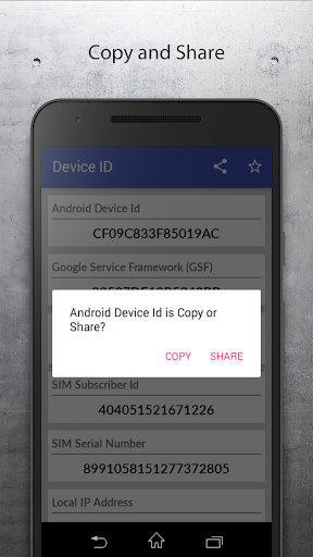 Device ID Screen 3